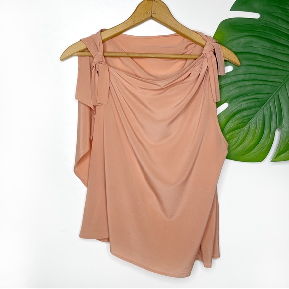 3.1 Phillip Lim Tops - 3.1 PHILLIP LIM• peach silk cape top